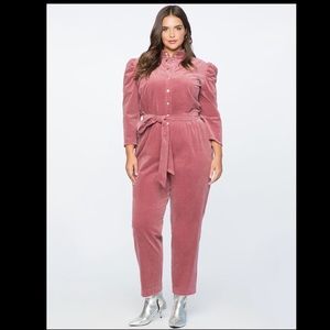 Eloquii Puff Sleeve Jumpsuit